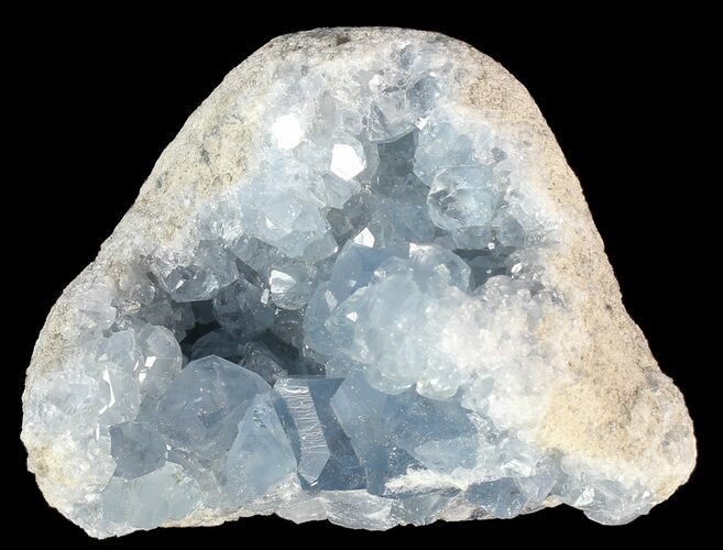 Sky Blue Celestine (Celestite) Crystal Cluster - Madagascar #54809